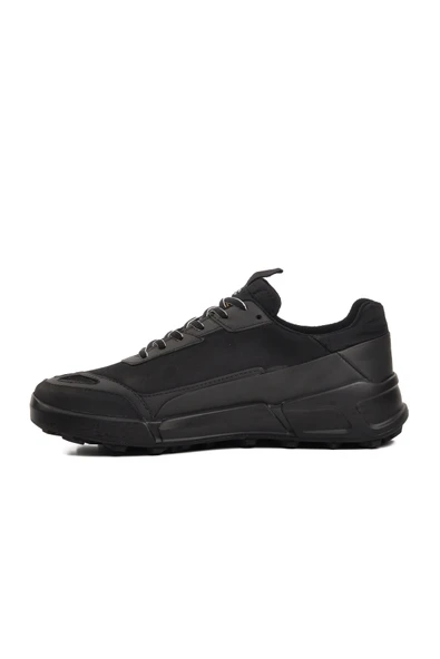 Marcomen Siyah Nubuk Erkek Sneaker Ayakkabı - 2