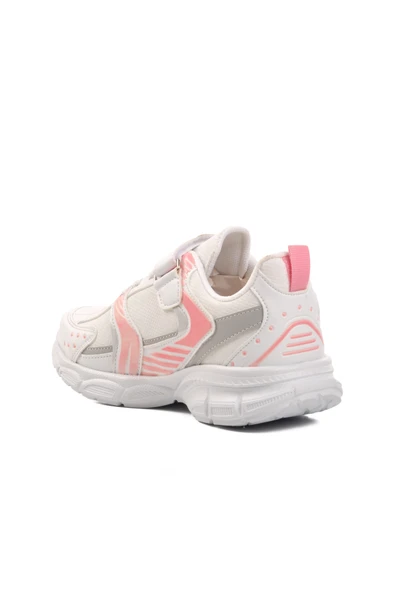 Slazenger Beyaz Pembe Çocuk Spor Ayakkabı - 4