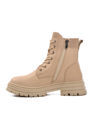 Voyager Bej Hakiki Deri Kadın Bot - 2