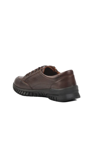 Venüs Kahve Hakiki Deri Kadın Günlük Rahat Ayakkabı - Resim 4