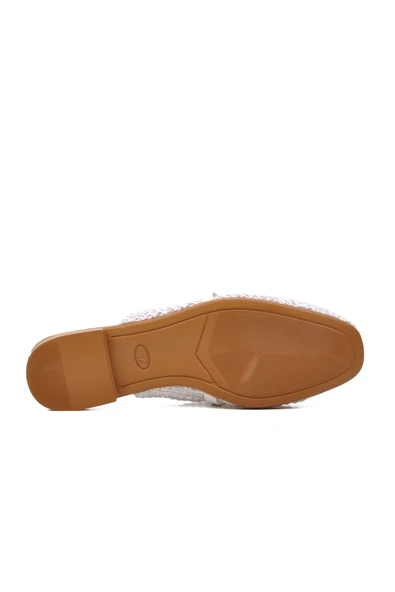 Pierre Cardin Beyaz Kadın Terlik - Resim 5