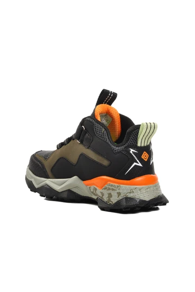 Pepino Siyah Turuncu Polyester Karışımlı Çocuk Spor Ayakkabı - 4