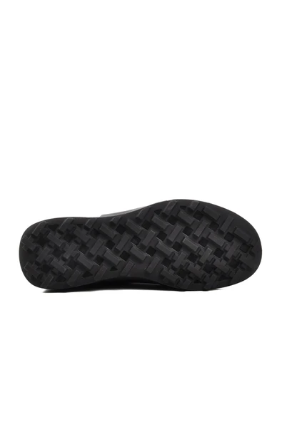 Marcomen Siyah Nubuk Erkek Sneaker Ayakkabı - 5