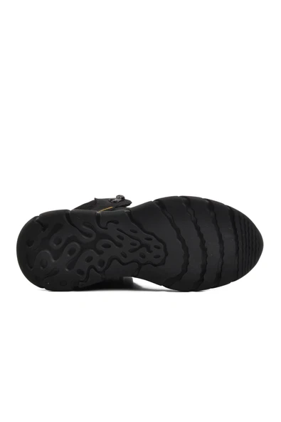 Bulldozer Siyah Nubuk Hakiki Deri Sneaker Erkek Bot - Resim 5