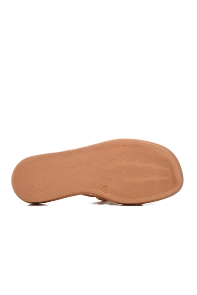 Pierre Cardin Bej Kadın Terlik - 5