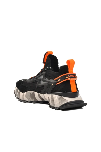 Guja Siyah Polyester Karışımlı Erkek Spor Ayakkabı - 4