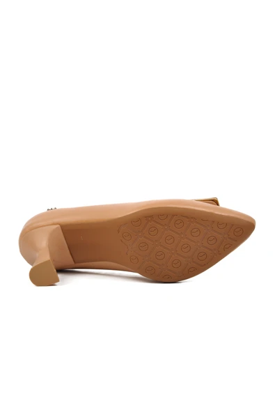 Pierre Cardin Bej Kadın Topuklu Ayakkabı - 4