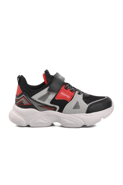 Slazenger Siyah Kırmızı Çocuk Spor Ayakkabı