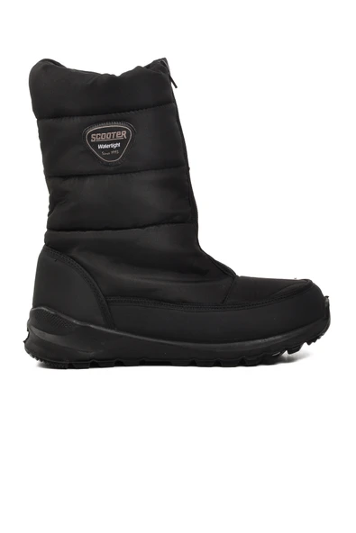 Scooter Siyah Tekstil Siyah Kadın Kar Botu
