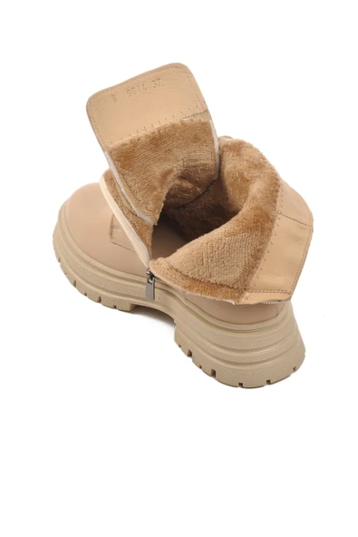 Voyager Bej Hakiki Deri Kadın Bot - 4