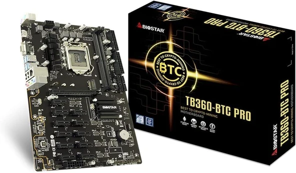 Biostar TB360-BTC Pro Ver.6x Intel LGA1151 DDR4 ATX Anakart Teşhir