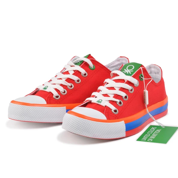United Colors Of Benetton Kırmızı Kadın Spor Ayakkabı Sneaker
