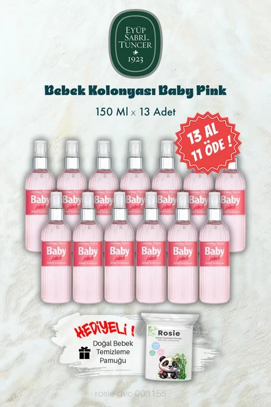 Eyüp Sabri Tuncer Bebek Kolonyası Baby Pınk 150 ml