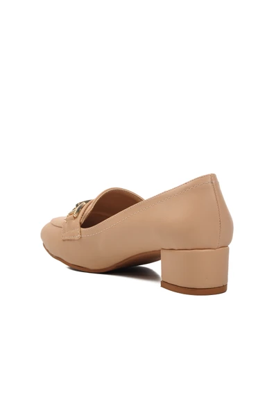 Pierre Cardin Bej Kadın Topuklu Ayakkabı - 4