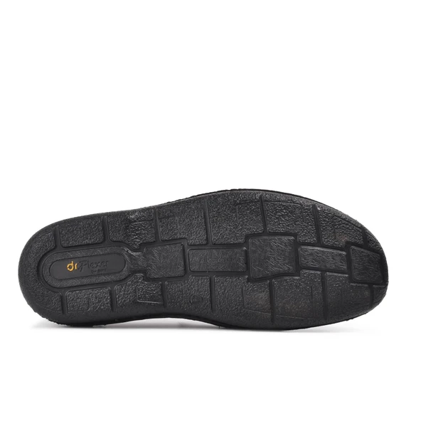 Dr.Flexer Siyah Hakiki Deri Erkek Klasik Ayakkabı - Resim 4