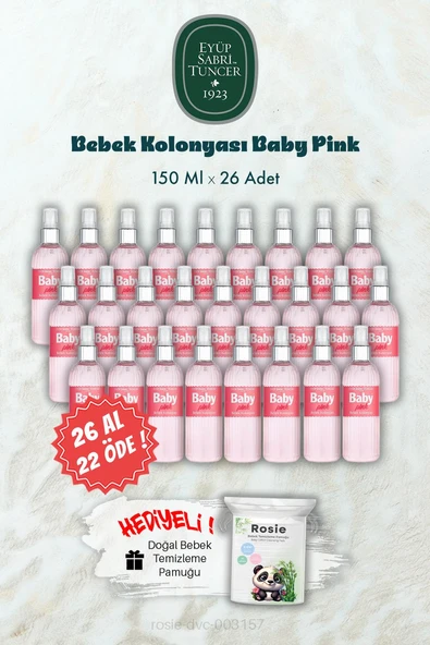 Eyüp Sabri Tuncer Bebek Kolonyası Baby Pınk 150 ml