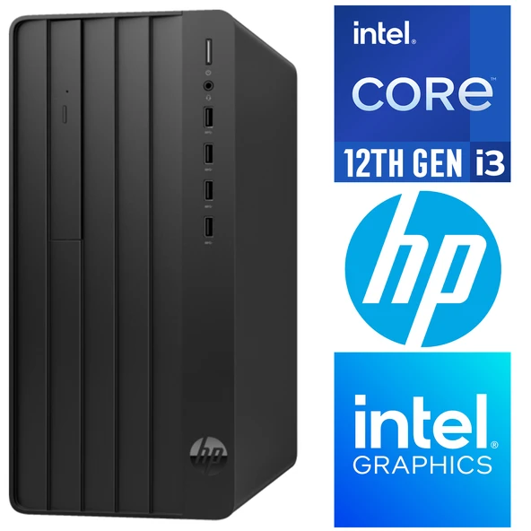 HP Pro Tower 290 G9 Intel Core i3-12100 8GB 512GB SSD W11P Masaüstü Bilgisayar 9M938AT 006