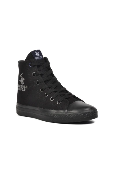 Beverly Hills Polo Club Siyah Unisex Hi Sneaker - Resim 3