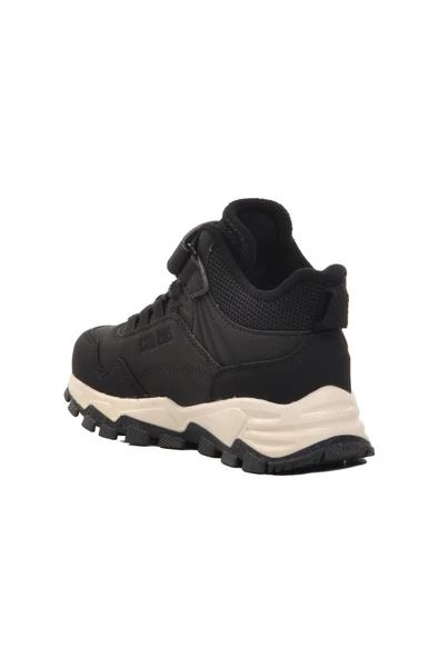 Aspor Siyah Unisex Cırtlı Çocuk Bot - 4