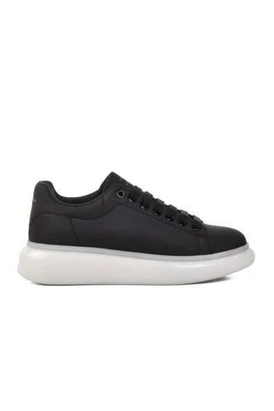 Aspor Siyah Beyaz Erkek Sneaker