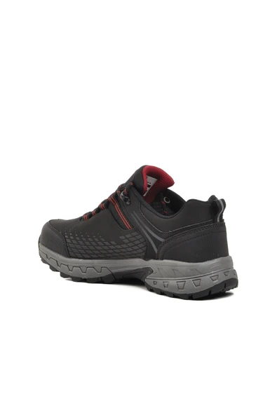 Hammer Jack Siyah Kırmızı Suni Deri Erkek Outdoor Ayakkabı - 4