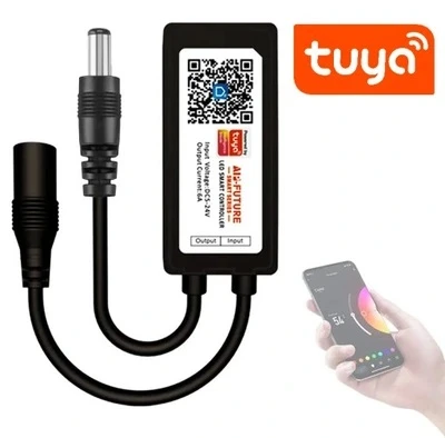 TUYA LED Kontrol mini DC Wifi dimmer 5-24V 12A APP ios android alexa siri google xiaomi smart home ses kontrolü uygulama