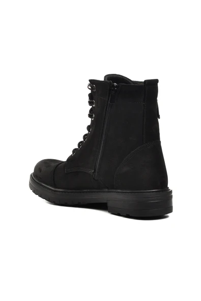 Pierre Cardin Siyah Nubuk Erkek Bot - 4
