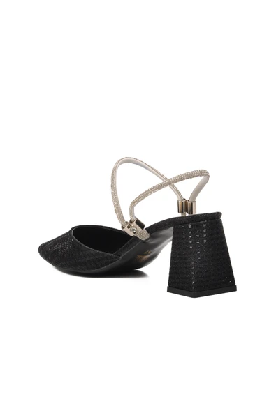 Aspor Siyah Kadın Abiye Ayakkabı - 4