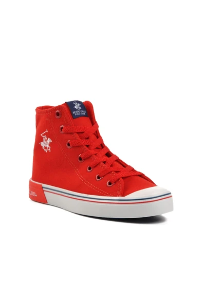 Beverly Hills Polo Club Kırmızı Bilek Boy Kadın Spor Ayakkabı Sneaker - 3