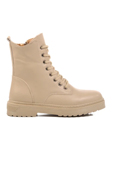 Aspor Bej Cilt İçi Kürklü Kadın Bot