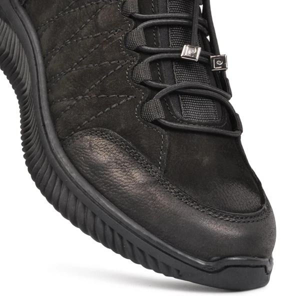 Pierre Cardin Siyah Nubuk Erkek Günlük Ayakkabı - Resim 2