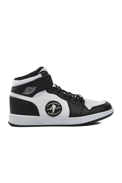 Walkway Siyah Beyaz Erkek Hi Sneaker