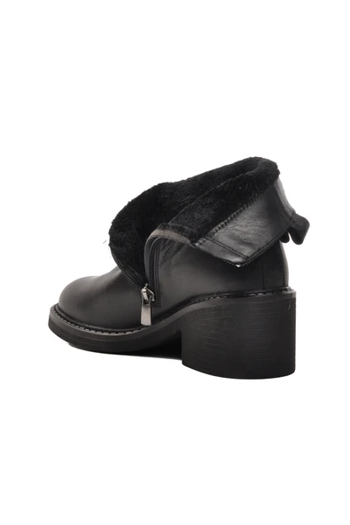 Voyager Siyah Kadın Topuklu Bot - 4