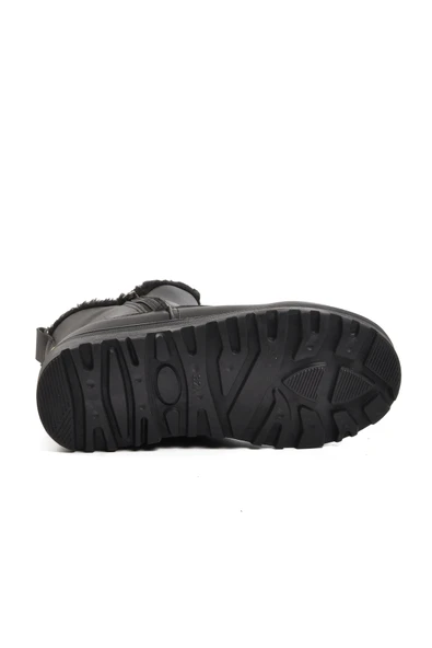 Aspor Siyah İçi Kürklü Kız Çocuk Bot - Resim 5