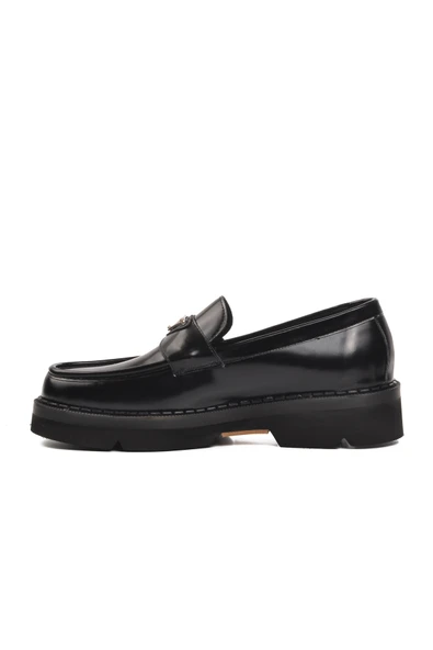 Aspor Siyah Açma Erkek Loafer Ayakkabı Premium - 2