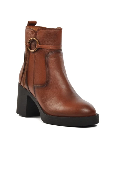 Voyager Taba Kadın Topuklu Bot - 3