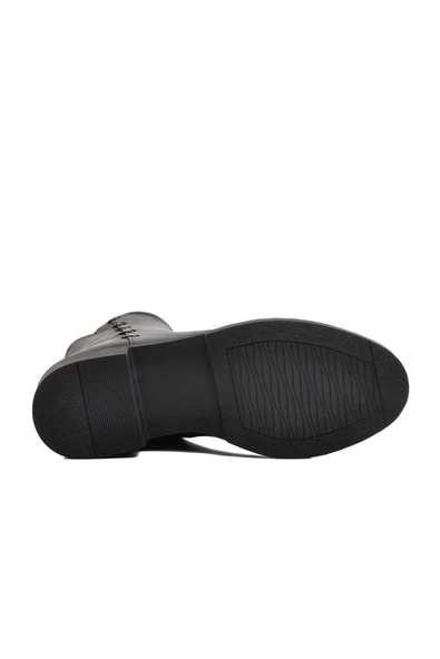 Voyager Siyah Kadın Biker Bot - Resim 5