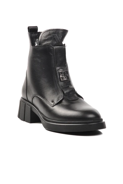 Voyager Siyah Kadın Topuklu Bot - 3