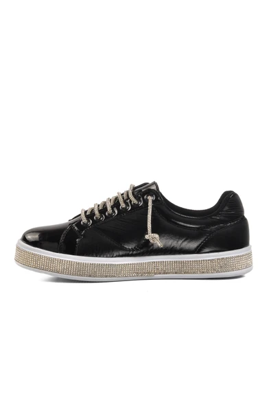 Aspor Siyah Rugan Kadın Sneaker - 2