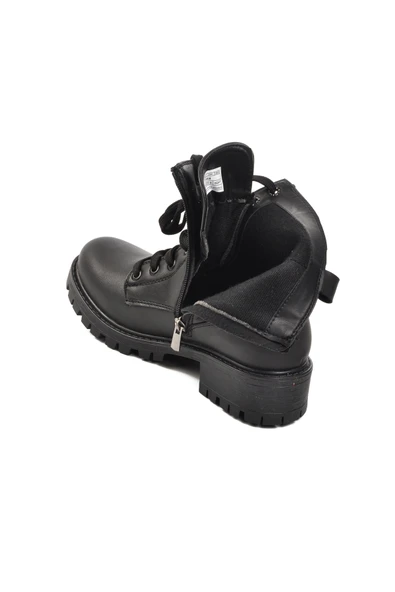 Aspor Siyah Kadın Topuklu Bot - Resim 4