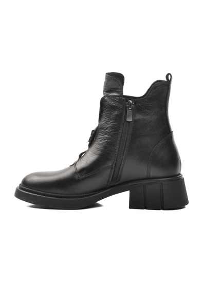 Voyager Siyah Kadın Topuklu Bot - 2