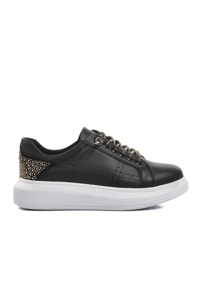 Aspor Siyah Beyaz Kadın Sneaker - 1