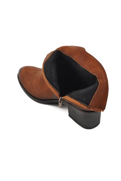 Aspor Taba Zümrüt Kadın Topuklu Bot - Resim 4