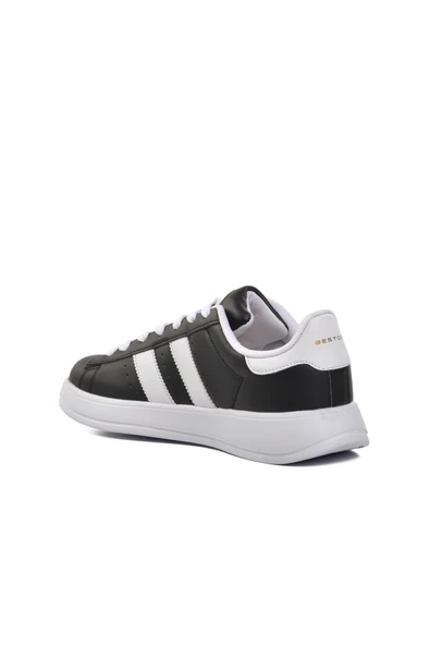 Aspor Siyah Beyaz Unisex Spor Ayakkabı - 4