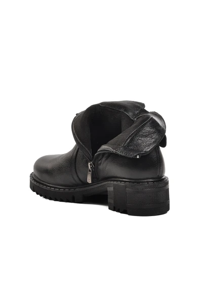 Venüs Siyah Kadın Topuklu Bot - 4