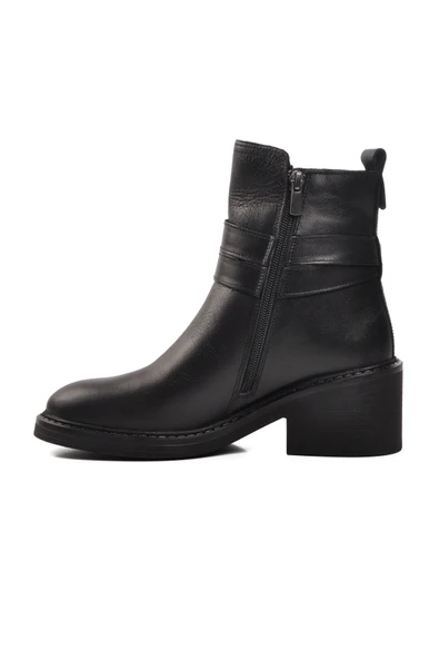 Voyager Siyah Kadın Topuklu Bot - 2