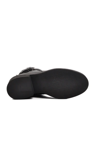 Voyager Siyah Kadın Topuklu Bot - 5