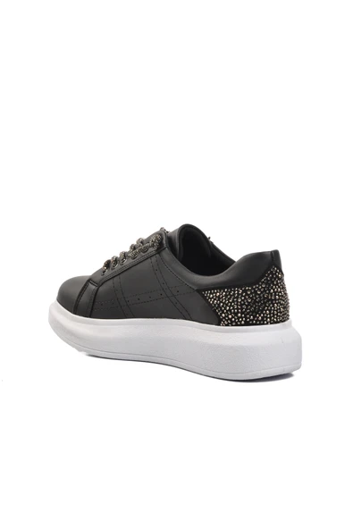 Aspor Siyah Beyaz Kadın Sneaker - 4