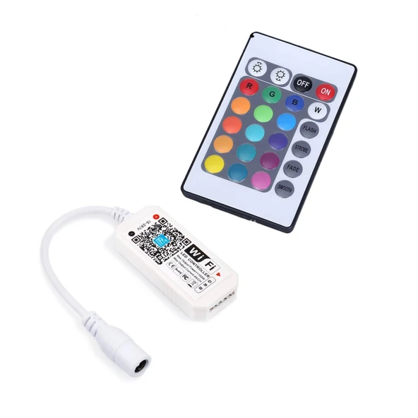 Wifi RGB LED kontrol cihazı DC 100W 4A 5-24V Magic Home uzaktan kumandalı kontrol App uygulama IOS/Android - 5