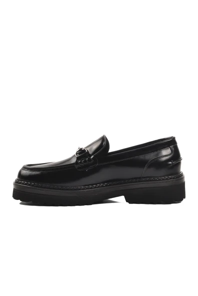 Aspor Siyah Açma Erkek Loafer Ayakkabı Premium - 2